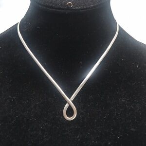 Mexico 925 Sterling Silver Torque Necklace Slider Color Colour